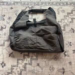 Stylish Black and Gray Gym Bag